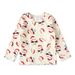 Christmas Children boys and girls Santa Claus pattern long sleeve T-shirt top children's clothing ins_viptrois.com