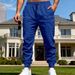 Men's Waffle-Knit Cargo Pants – Breathable Polyester Streetwear Joggers With Multi-Pockets (Black/Navy/Beige, S-Xxxl)_viptrois.com