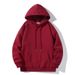 Pure Auumn New Men's 340g Heavyweigh Thickened American Syle Trendy Brand Plain Spors Casual Solid Color Hooded_viptrois.com