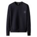 Men's Clothing Winter Men's Sweatshirt Plus Velvet Thickened Round Neck Pullover Top Men's Casual_viptrois.com