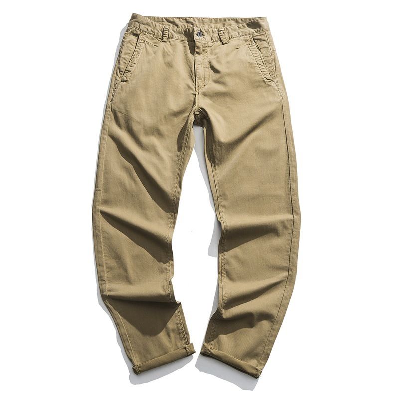 Men's Clothing casual trousers pencil skinny pants straight business all-match non-ironing pants _viptrois.com