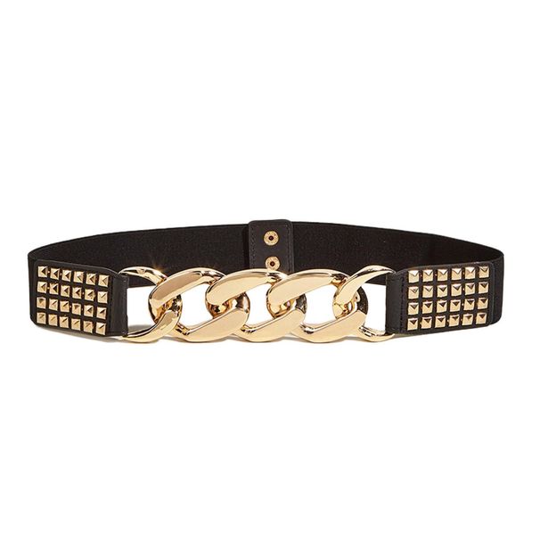 Waist Belt Elastic Durable Super Comfortable Easy to Match Fitted Lightweight Exquisite Leather Women Belt for Daily Wear-Silver_viptrois.com
