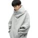 Pulse American Style Heavyweight High Collar Hoodie Men, Loose Fit, Stylish And Functional, Suitable For Couples, Casual_viptrois.com