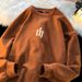 Thick Suede Hoodie For Men In Autumn And Winter, Retro Long Sleeved With Loose Round Neck Top Inside_viptrois.com