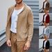 Men's Chunky Knit Cardigan With Notch Lapel & Leather Buttons – Long Sleeve Cable Sweater (S-3XL, 6 Colors)_viptrois.com