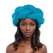 New African hot selling pure color exaggerated decorative sponge flower braid headband headband_viptrois.com