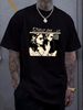 Steely Dan Band 90s Basic Black Retro T Shirt Unisex Shirt Cotton Tee H10006 Versatile Stylish Homme Graphic Summer Breathable_viptrois.com