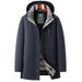 Pure New High-End Men Goose Warm Thickened Dad Outfit Down Jacket Winter Coat Men's Style_viptrois.com