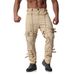 Man's clothing Fashion men's young men personality zipper decorated large size casual pants_viptrois.com