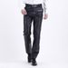 Men's Clothing Casual Pants Waterproof Oil Resistant And Dirt Resistant Elastic Loose PU Leather Pants Men's Work Labor Protection Trousers_viptrois.com