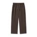 Men's Clothing Japanese Loose Silhouette Drape Casual Pants Men 25 Spring New Sweatpants Pleated Double Drawstring Design Sports Trousers_viptrois.com