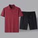 Men's Clothing Shenlong Dad Summer Suit Men's Middle Aged And Elderly Summer Casual Clothes Men's Short Sleeved Trousers Sportswear_viptrois.com