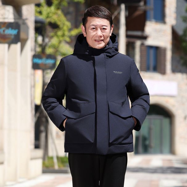 Men's Clothing Jackets With Windproof Hoods And Thickened Large Sizes For Extreme Cold Weather, Grandfather Style And Father Style Winter Coats_viptrois.com