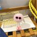 Bag Charm Creative Shoe Keychain Cute Three Dimensional Cartoon Small Coal Ball Doll Bag Pendant Car Key Chain Ornaments Gift_viptrois.com
