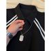 Cleanfit Men's Heavyweight Short Sleeve Shirt Summer American Style Color Block Shoulder T-Shirt Top Simple Design_viptrois.com