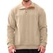 Men's Clothing European And American Men's Jacquard Polo Shirt Henley Collar Long Sleeve Patch Embroidery Pullover Hot Sale_viptrois.com
