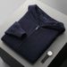 Pure Spring And Autumn New Men's 100% Pure Wool Jacket Hooded Thickened Sweater Business Casual Zipper Knitted Cardigan_viptrois.com