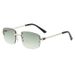 Men's Sunglasses Fashion Diamond Women's Sunglasses New Cut Edge Party Sunglasses Gradient Color Square Frame Trendy Glasses_viptrois.com