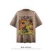 Men's Clothing retro cartoon cat print short sleeved T shirt men's summer new loose couple half sleeve_viptrois.com