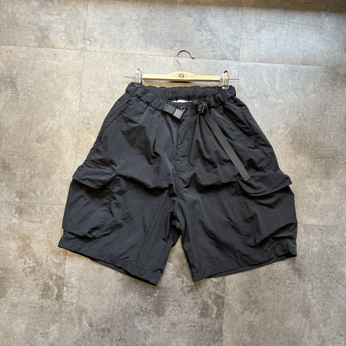 Men's Clothing Men's Quick Dry Cargo Pants Summer Original Style Solid Color Large Pocket Loose Fit Trendy Thin Style Shorts_viptrois.com