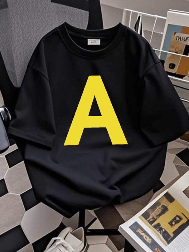 letter A Funny Chipmunk Group Matching Halloween Red Cotton T-Shirt S-5XL Casual Top For Everyday Wear Summer Stylish Fashion Versatile Soft_viptrois.com