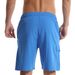 Men's Solid Color Beach Pants Men's Five-Point Shorts Mesh Breathable Quick-Drying Water-Repellent Sports Casual pants_viptrois.com