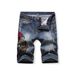 Men's Clothing Men's Short Casual Jeans Trendy Personality Popular Jeans_viptrois.com