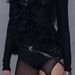 Women's Extended Double Loop Thin Belt Punk Air Eyelet Rivet Belt Summer Splicing Belt_viptrois.com