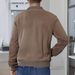 Men's Suede Jacket Spring And Autumn Fashion Casual Zipper Long Sleeved Cardigan Coat_viptrois.com