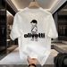 Men's Clothing Pure Cotton Round Neck T Shirt Tops Summer New Popular Trend Loose Short Sleeve Youth Bottoming Casual Half Sleeve_viptrois.com