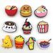 10 Sets Of Cute Food Series Shoes Flower Decorative Buckle Personalized DIY Student Garden Shoe Buckle Accessories_viptrois.com