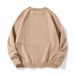 Men's Fleece-Lined Thick Knit Sweater – Warm Round Neck Pullover For Autumn & Winter (Black/Beige/Brown, Sizes M-Xxl)_viptrois.com
