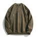 Fashion Sweater 400g Suede Solid Color Sweater Men's Spring New American Retro Top Couple Pullover Jacket_viptrois.com