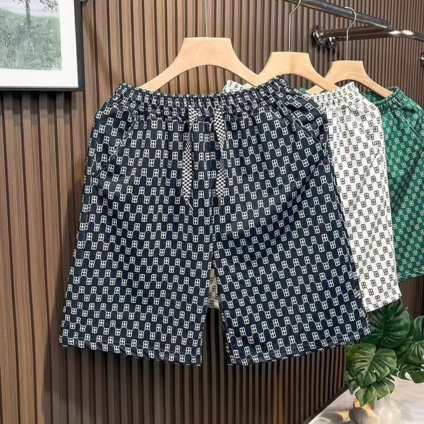 Men's Casual Summer Shorts Loose Fit Korean Style Mid-Thigh 5-Pocket Comfortable Breathable Short Pants_viptrois.com