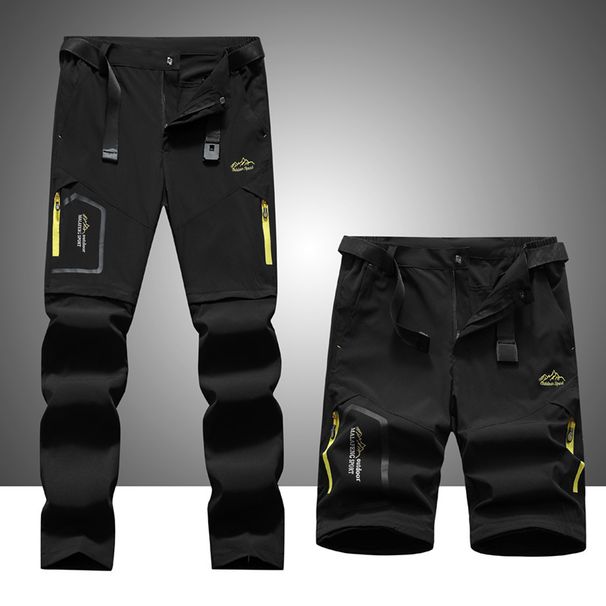Men's Clothing And Women In Summer Thin Detachable Two Section Hiking Trousers Assault Pants Mountaineering Sports Pants_viptrois.com
