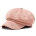 New Solid Color Octagonal Face Slimming Versatile Beret Women Autumn Winter Korean Painter British Fashion Hat_viptrois.com