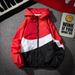 Breathable Hooded Skin Suit Men's Casual Lightweight Summer Fishing Sun Protection Jacket Color Block Outdoor Wear_viptrois.com