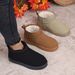 SHLIANG New Snow Boot Style Short Mini Winter Sheepskin Boots Women Waterproof Natural Wool Ankle Boots Fur Lined Ankle Warm Flat Shoes Y0072_viptrois.com