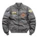 Men's Clothing Tough Guy New Autumn And Winter Air Force MA1 Flight Jacket Men's Embroidered Baseball Jacket Large Size Coat_viptrois.com