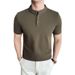 Ciphertext 2025 Douyin Popular New Chinese Stand-up Collar Men's Versatile Casual Henry Collar Short-sleeved Thin T-shirt_viptrois.com