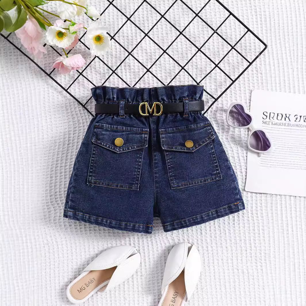 Mother & Kids Children's Pants New Cotton Jeans Pure Cotton Woven Pants Casual Daily Outing Pants_viptrois.com