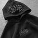 Unisex Gothic Punk Hoodie – Oversized Y2K Streetwear With Drop Shoulder & Distressed Letter Print (Black/Red/Charcoal)_viptrois.com