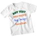 Any Text Any Photo Any Image Front/Back Custom 100% Cotton T-shirt Mens Tees Top Personalised_viptrois.com