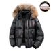Nordmann Source Factory Winter New Fur Collar Hat Down Jacket Detachable Fashion Large Size Thickened Elegant Coat Trendy_viptrois.com