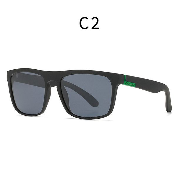New Men's Polarized Sunglasses Colorful Film Sports Sunglasses Elastic Paint PC Frame Glasses 731 Polarized Sunglasses_viptrois.com