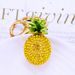 Bag Charm Diamond Studded Cute Fruit Strawberry Car Keychain Metal Cute Men And Women Couple Bag Pendant Key Chain Ring Gift_viptrois.com