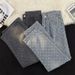Men's Clothing Fashion Retro Hole Workwear Wide Leg Jeans Men's Autumn Style High Street Hiphop Loose Straight Pants_viptrois.com
