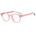 Women's Eyewear Frames Retro Personality Rice Nail Round Frame Anti Blue Light Flat Mirror Fashion Trend Flat Mirror Women's Versatile Glasses Frame_viptrois.com
