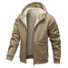 Autumn And Winter New Men's Sweater Lamb Wool Thickened Jacket Cardigan Casual_viptrois.com