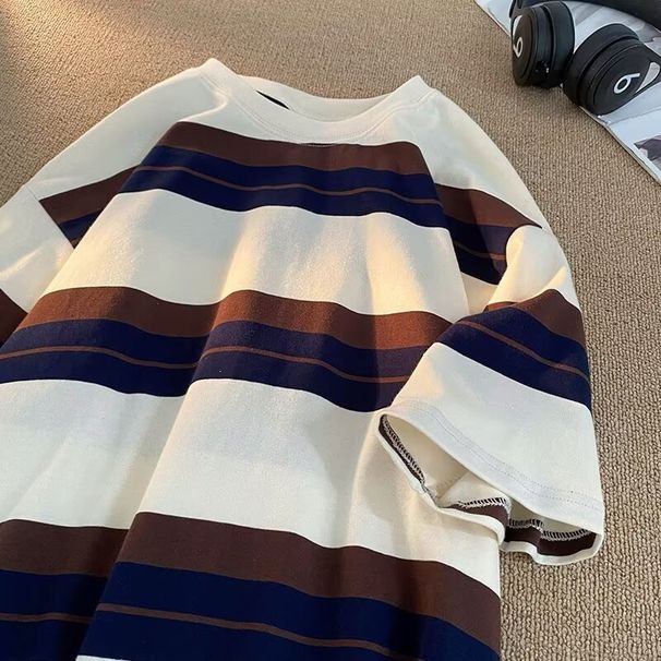 2026 European And Style Base Shirt, New Short-sleeve Summer Trendy Brand Top, Men's T-shirt With Round_viptrois.com
